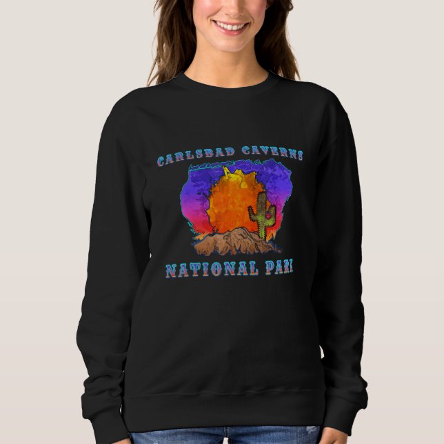 Camiseta Carlsbad Caverns National Park Desert Sunset Scens (Frente)