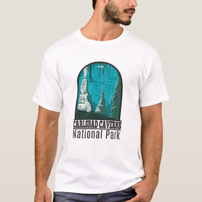 Camiseta Carlsbad Caverns National Park Vintage (Frente)