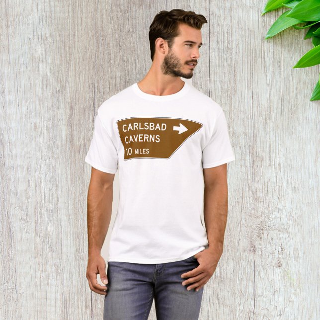 Camiseta Carlsbad Caverns Sinal (Criador carregado)