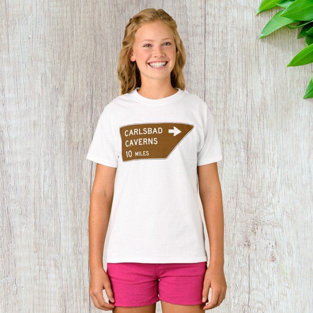 Camiseta Carlsbad Caverns Sinal (Criador carregado)