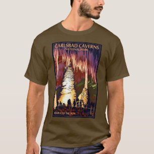 Camiseta Carlsbad Caverns Temple of the Sun Viagens vintage