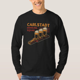 Camiseta Carlstadt Bebendo Squad New Jersey Beer Nj Booze