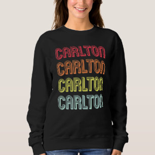 Camiseta Carlton Surname Retro Vintage Birthday Reunion