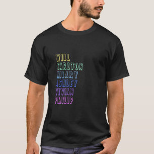 Camiseta Carlton Will Ashley Vivian Philip Hilary Ar Fresco