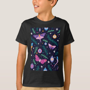 Camiseta Carly sem rodeios Watta as mariposas de Natal Gráf