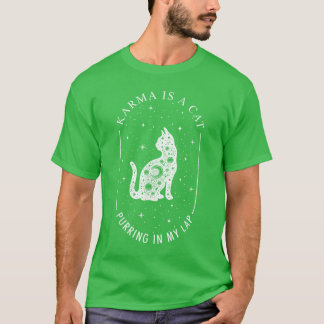 Camiseta carma é um presente de gato família