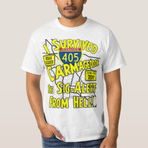 Camiseta Carmageddon - fechamento de Los Angeles 405