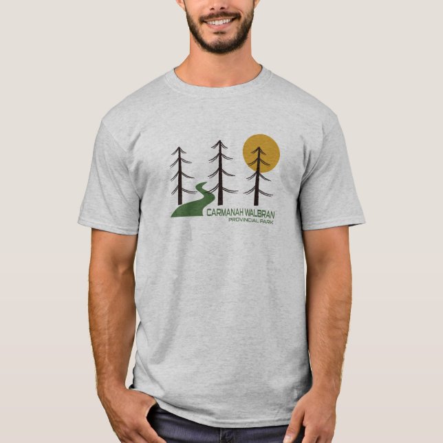 Camiseta Carmanah Walbran Provincial Park Trail (Frente)