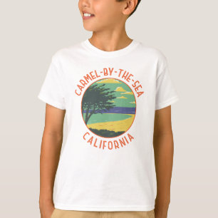 Camiseta Carmel-by-Sea California Retro Distress
