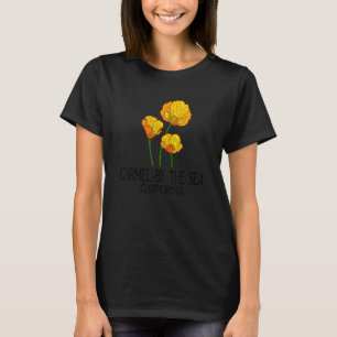 Camiseta Carmel by the Sea California CA Poppy Flower State
