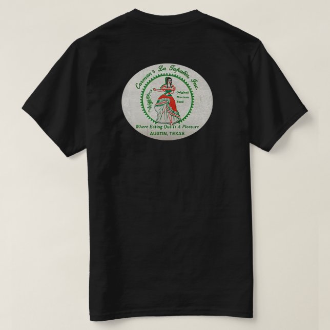 Camiseta Carmen LaTapatia (Verso do Design)