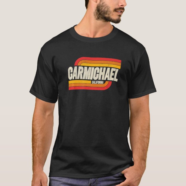 Camiseta Carmichael California Ca City Vintage (Frente)