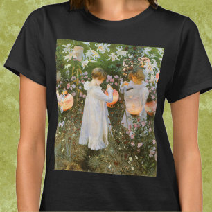 Camiseta Carnação, Lily, Lily, Rosa De John Singer Sargen