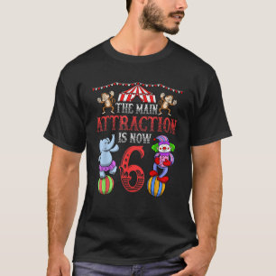 Camiseta Carnaval de Aniversário Crianças 6 Festa de aniver