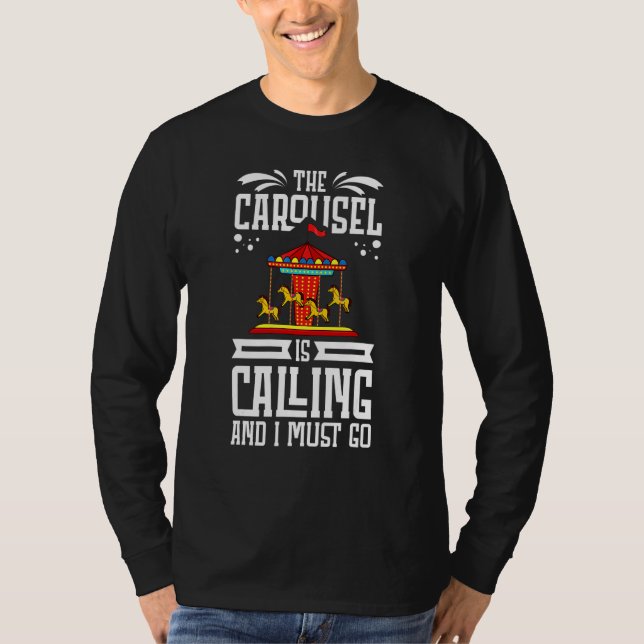 Camiseta Carnaval de Carnaval Carrossel Horse Tornado (Frente)