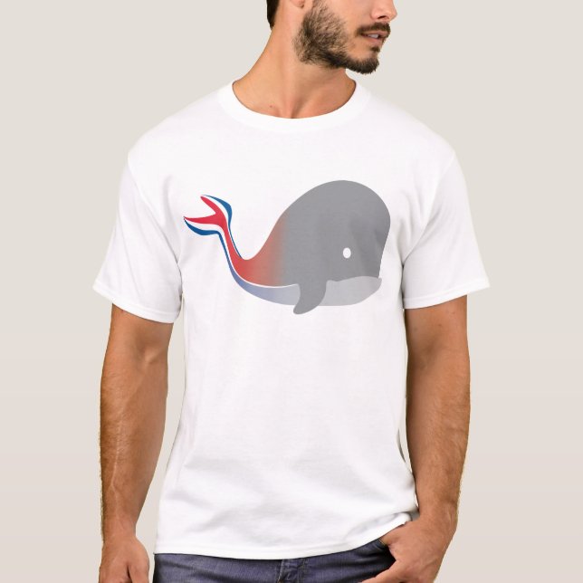 Camiseta Carnaval de Cartoon de Baleia (Frente)