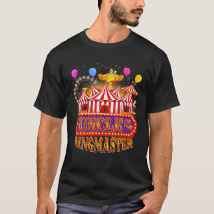 Camiseta Carnaval de Circo - Aniversário Tio Do Ringmaster