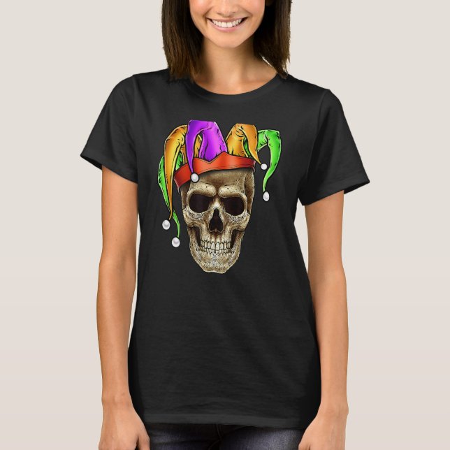 Camiseta Carnaval de Gras Jester Joker Carnaval Louisiana C (Frente)