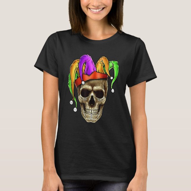 Camiseta Carnaval de NOLA Louisi - Mardi Gras Jester (Frente)