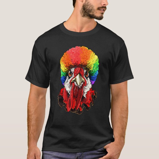 Camiseta Carnaval de Palhaço de Frango Equipe de Circo Faze (Frente)