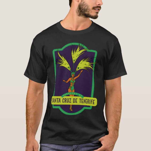 Camiseta Carnaval de Papais noeis Cruz de Tenerife (Frente)