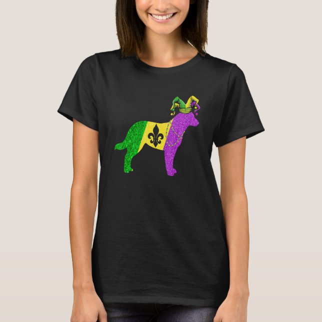 Camiseta Carnaval Engraçado Australian Cattle Dog Carnaval  (Frente)