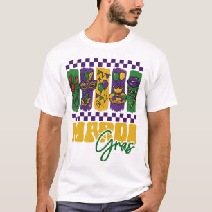 Camiseta Carnaval para Mulheres Desfile da Terça-Feira Gord