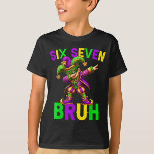 Camiseta Carnaval Seis Sete Cara Dab Bufa 6 7 Meme Gordo