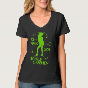 Camiseta Carnaval Verde de Festas de Dança de Cordula