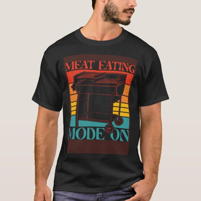 Camiseta Carne Anti Vegana   Dito  2 (Frente)