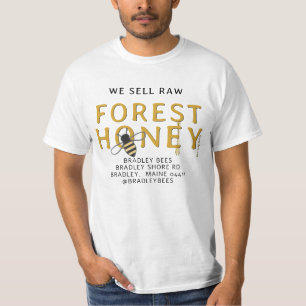 CAMISETA CARNE DE BOVINO DE MEL FLORESTAL BRUTO APIARY T SH