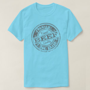 Camiseta Carne de Bovino de Nível Superior - Cores Leves