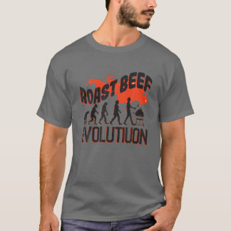 Camiseta Carne De Bovino Torrada Evolução Da Carne De Bovin