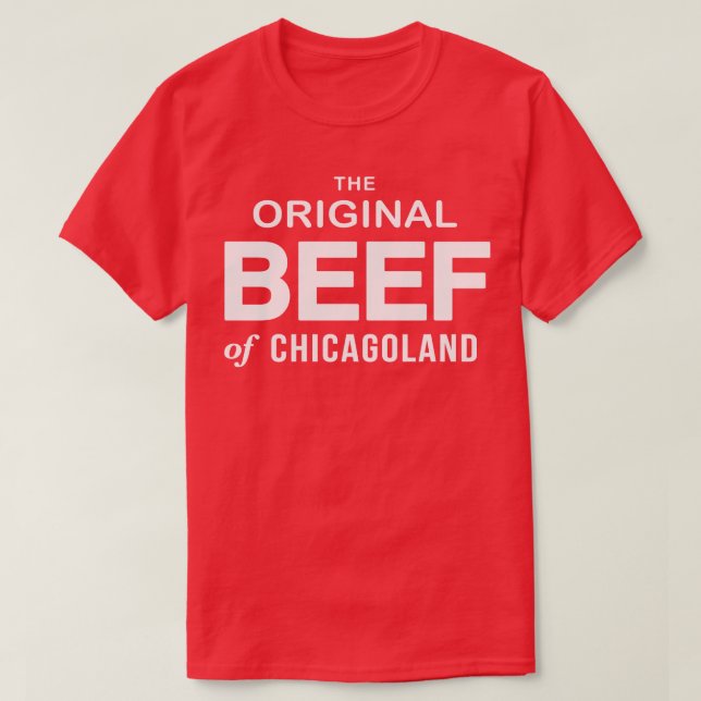 Camiseta Carne de Chicagoland Original (Frente do Design)