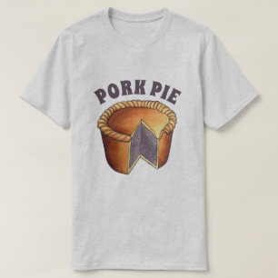 Camiseta Carne de Comida britânica de porco
