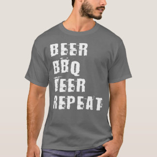 Camiseta Carne de grelhador repetitiva do produtor de CHURR