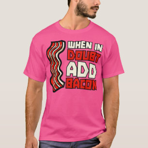 Camiseta Carne De Porco Bacon Café Da Manhã - Quando Em Dúv