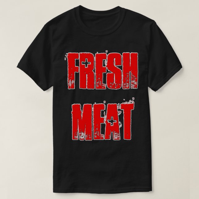 Camiseta Carne fresca (Frente do Design)
