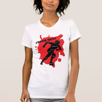 Camiseta Carne fresca de Derby do rolo