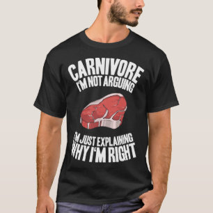 Camiseta Carne Não estou a discutir dieta ketogênica Keto C