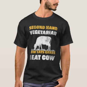 Camiseta Carne Secundária De Carne Vegetariana