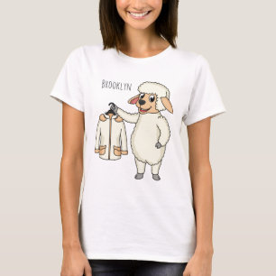 Camiseta Carneiro bonito com cartografia de jaqueta