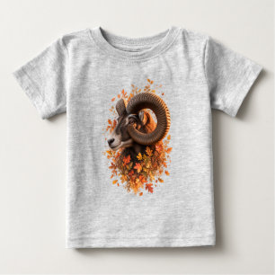 Camiseta Carneiro Mouflon de Outono Fauna