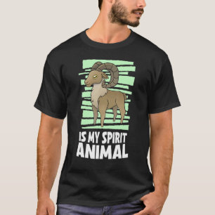 Camiseta Carneiro Selvagem é Meu Animal Espiritual Crianças