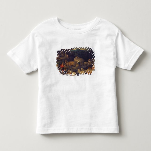 Camiseta Carneiros interiores ou cortando da fazenda (Frente)