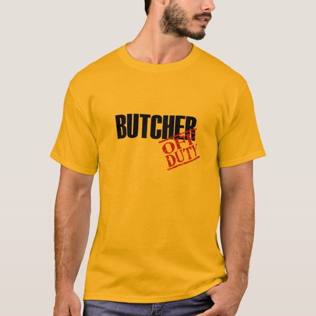 Camiseta Carniceiro aposentado (Frente)
