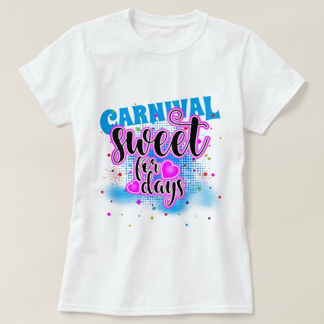 Camiseta CarnIVAL Doce Por Dias! (Frente do Design)