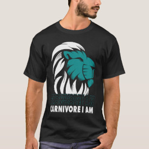 Camiseta Carnivore I Am Lion Meat Carnivore Diet