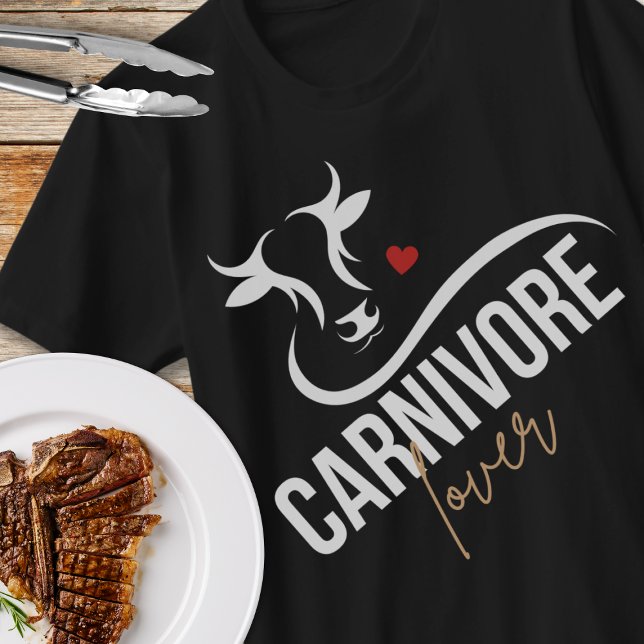 Camiseta Carnivore Lover Unisex Cow (Carnivore Lover t-shirt gift for the meat enthusiast in your life. #carnivorelifestyle)