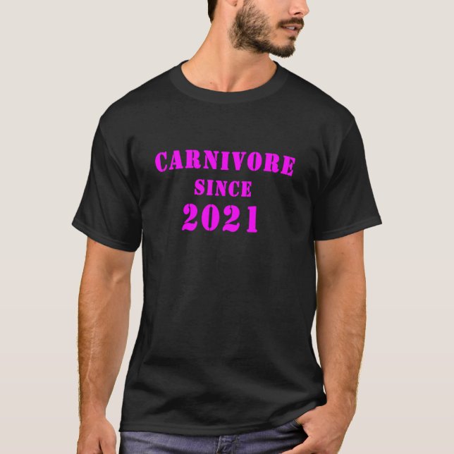 Camiseta Carnívoro Desde 2021 (Frente)